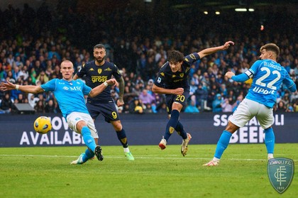VIDEO ǀ Napoli - Empoli 0-1. Răzvan Marin, doar rezervă în succesul de pe terenul campioanei Italiei