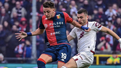 VIDEO | Remiză "albă" în Genoa - Torino! Primul meci fără Drăguşin pentru "grifoni"