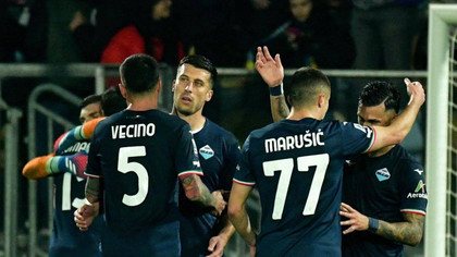 Frosinone - Lazio 2-3. Romanii sunt încă departe de locurile de cupă europeană