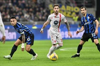 VIDEO | Inter - Monza 3-2. Revenire de senzaţie contra ultimei clasate