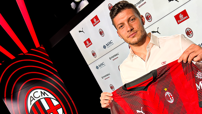 Luka Jovic părăseşte pe AC Milan liber de contract