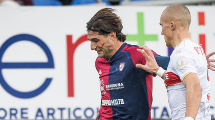 Genoa a condus de două ori, dar a făcut doar egal cu Cagliari