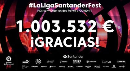 Donaţiile stârnse după LaLiga Santander Fest au sărit de 1 milion de euro. Evenimentul a fost LIVE pe LOOK PLUS