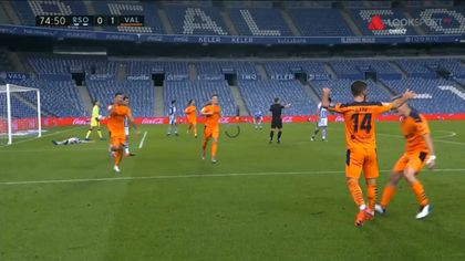 Real Sociedad - Valencia 0-1. „Liliecii” câştigă dramatic în Ţara Bascilor şi urcă pe primul loc în La Liga