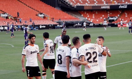 Valencia a obţinut prima victorie, după opt etape în La Liga