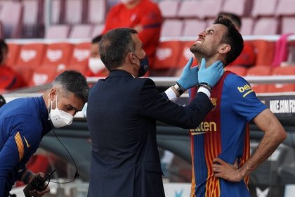 VIDEO | Busquets a ajuns la spital după derby-ul Barcelona - Atletico Madrid. Care este verdictul medicilor