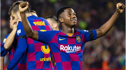 Ansu Fati, urmaşul lui messi la Barcelona. A preluat legendarul tricou cu numărul zece