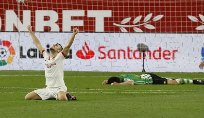VIDEO ǀ FC Sevilla câştigă derby-ul Andaluziei cu Betis şi o egalează pe Real Madrid în campionat