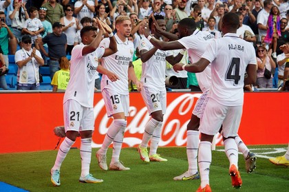 VIDEO | Fotbal în ritm de samba: Real Madrid - Mallorca 4-1, şi "galacticii" revin pe primul loc cu maximum de puncte. Valverde şi Rodrygo, goluri superbe