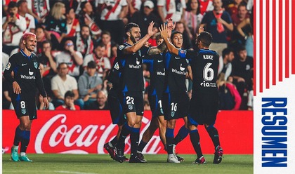 VIDEO | Atletico Madrid, victorie la limită cu Rayo Vallecano, scor 2-1