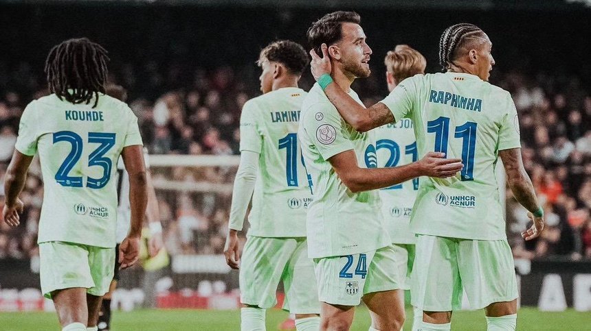 Valencia - Barcelona 0-5. Catalanii s-au calificat în semifinalele Cupei Spaniei