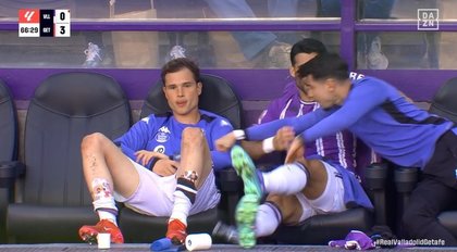 Insulte şi lovituri pe banca de rezerve a echipei Real Valladolid
