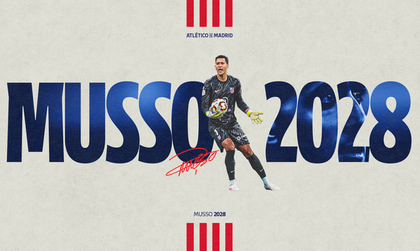 Juan Musso a semnat cu Atletico Madrid