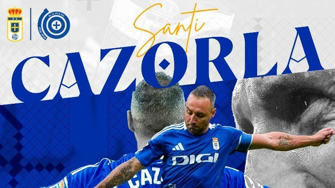 Veteranul Santi Cazorla şi-a prelungit contractul cu Real Oviedo până în 2026