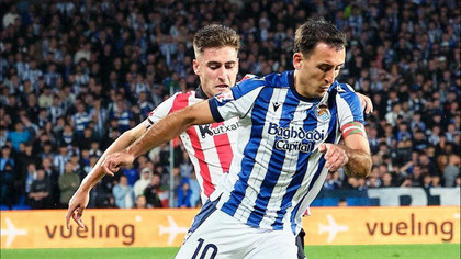 Real Sociedad s-a impus spectaculos în derby-ul basc cu Athletic Bilbao