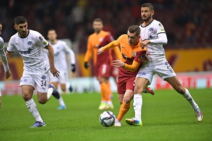 Galatasaray nu-şi revine: doar 1-1 cu Alanyaspor! Cicâldău a jucat 82 de minute, Moruţan a intrat pe final