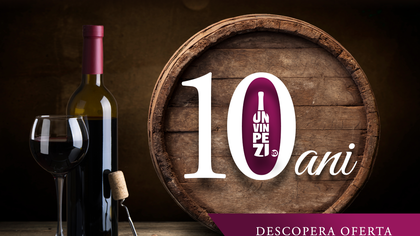 Unvinpezi.ro sărbătoreşte 10 ani de la lansare cu 10 zile de reduceri, transport gratuit, vinuri premium şi abonamente în Club