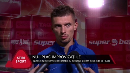 VIDEO | TĂNASE CRITICĂ SISTEMUL DE JOC DUPĂ 0-0 CU SEPSI: ”DĂUNEAZĂ. AŢI VĂZUT ŞI AZI”