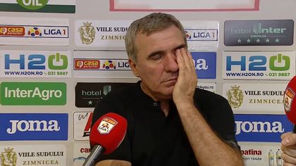 VIDEO |HAGI, ÎNFURIAT LA CULME. SEMIEŞECUL CU ASTRA A UMPLUT PAHARUL