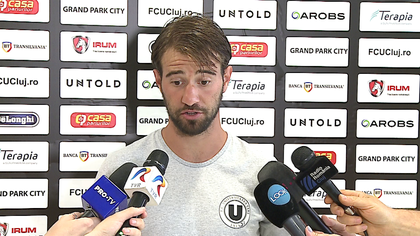 VIDEO | "U" NU MAI E AŞA SIGURĂ DE ŞANSELE LA PROMOVARE: "CAMPIONATUL E MAI PUTERNIC DECÂT ANUL TRECUT"