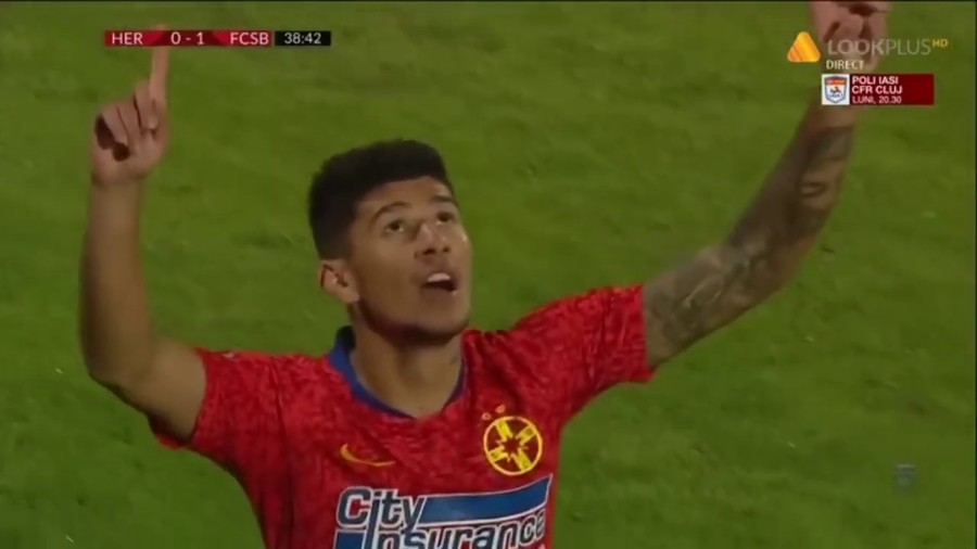 VIDEO | FCSB FACE INSTRUCŢIE CU HERMANNSTADT ŞI SE APROPIE AMENINŢĂTOR DE LIDERUL CFR CLUJ