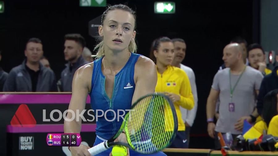 VIDEO | FED CUP: RUSIA CONDUCE ROMÂNIA CU 2-1. ANA BOGDAN A CEDAT ÎN PRIMUL MECI AL ZILEI