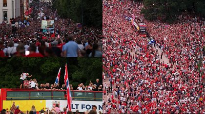 VIDEO Fabulos! 100.000 de oameni au ”vâslit” la Oslo, la revenirea Norvegiei de la Cupa Mondială