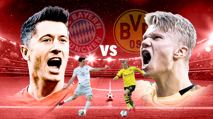 Haaland vs Lewandowski! Duelul super-golgheterilor decide titlul în Bundesliga. Dortmund - Bayern, LIVE pe Look Plus, marţi, de la 19:30