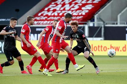 VIDEO | Heidenheim - Werder 2-2. Echipa din Bremen profită din plin de gafele adversarilor şi va evolua şi în sezonul viitor în Bundesliga