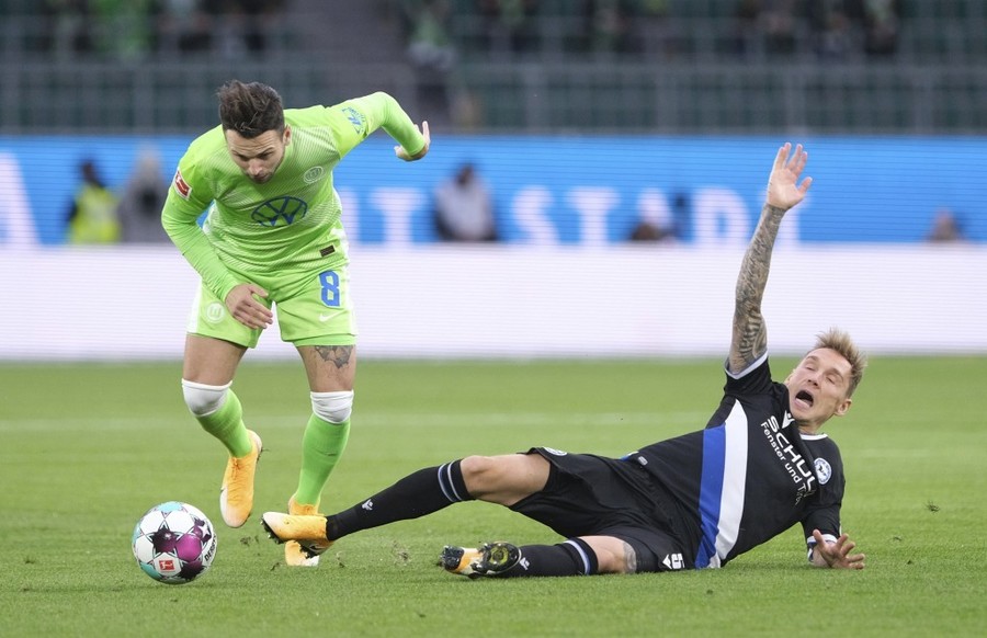 Wolfsburg este pe podium în Budesliga, după un succes acasă, cu Arminia Bielefeld