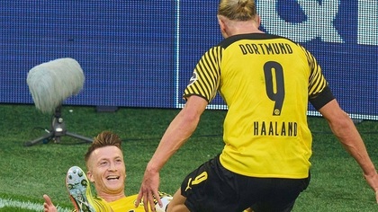 Borussia Dortmund - Eintracht Frankfurt 5-2. Haaland a început sezonul în forţă