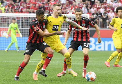 VIDEO | Leverkusen - Dortmund 3-4, pe Look Sport 2. 'Dublă' pentru Haaland! Execuţie fabuloasă a lui Guerreiro