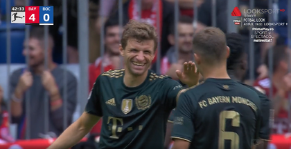VIDEO | Autogol "de zile mari" în Bayern - Bochum. Thomas Muller a început să râdă