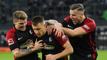 Freiburg a condus la pauză cu 6-0 pe Borussia Monchengladbach şi a stabilit un record în Bundesliga