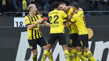 Frankfurt - Dortmund, sâmbătă, de la ora 19:30, în direct pe Prima Sport 1 şi pe PrimaPlay.ro. Meci tare în Bundesliga!