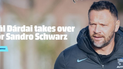 Pal Dardai, numit antrenor principal la Hertha Berlin, ultima clasată din Bundesliga