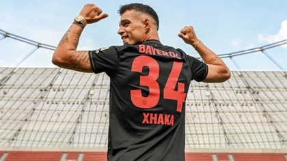 Granit Xhaka a semnat cu Bayer Leverkusen! Transferul s-a făcut pentru 25 de milioane de euro 