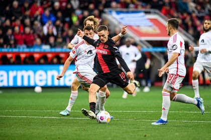 Bayer Leverkusen face recital cu Union Berlin şi revine pe primul loc în Bundesliga