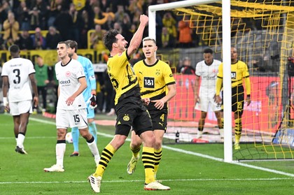 Borussia Dortmund obţine pe final victoria în meciul cu Eintracht Frankfurt