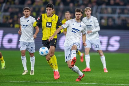 VIDEO | Hoffenheim, fosta adversară a celor de la FCSB, a salvat o remiză în prelungiri pe terenul Borussiei Dortmund