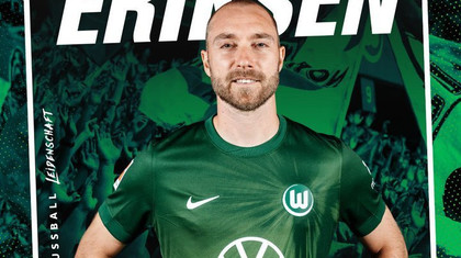 VfL Wolfsburg l-a transferat pe danezul Christian Eriksen
