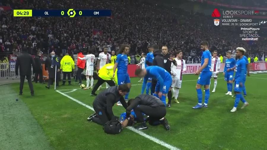 VIDEO | Incidente destul de grave la derby-ul Lyon – Marseille! Meciul este întrerupt încă din minutul 5. UPDATE: Confruntarea nu se va mai relua!
