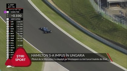 VIDEO | HAMILTON A CÂŞTIGAT MARELE PREMIU AL UNGARIEI