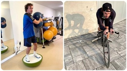 Continuă veştile bune referitoare la Fernando Alonso! Pilotul de Formula 1 se antrenează pe bicicletă