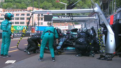 VIDEO | Moment ruşinos pentru Mercedes la Monaco! Valtteri Bottas a fost nevoit să abandoneze, după un schimb de pneuri cu probleme