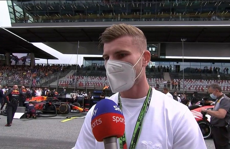 VIDEO | Moment amuzant în timpul Marelui Premiu de F1 al Austriei. Timo Werner a fost prezentat drept "portarul lui Chelsea şi al Germaniei"