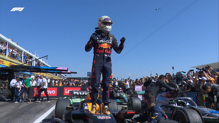VIDEO | Max Verstappen a câştigat Marele Premiu al Franţei şi nu mai poate pierde şefia la general până la toamnă