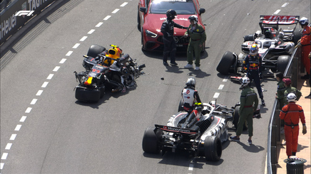 Marele Premiu de la Monte Carlo a început cu un accident grav. Monopostul lui Sergio Perez s-a făcut praf