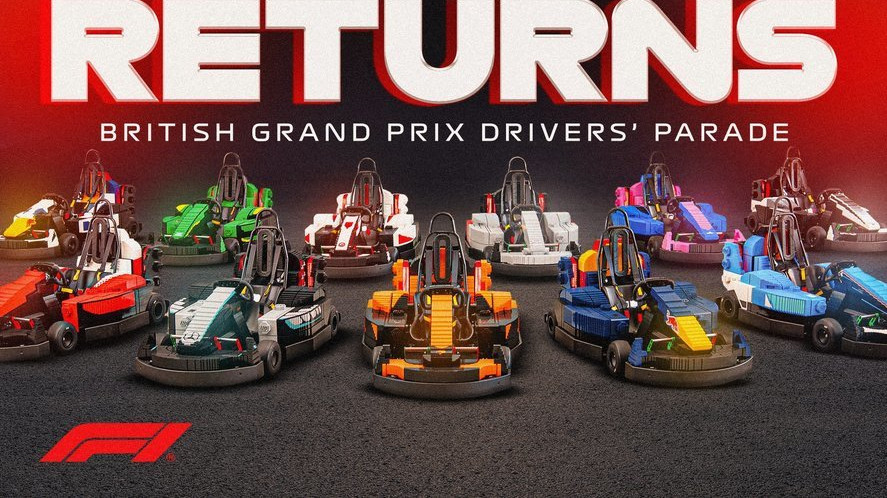 Paradă spectaculoasă la Silverstone. Piloţii de Formula 1 vor conduce mini-maşini Lego înaintea cursei