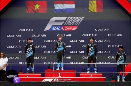 Pilotul David Cosma Cristofor scrie istorie la Sepang! Podium pentru România în weekendul de Formula 1  

